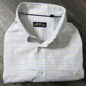 ORVIS Button Down Dress Shirt XL